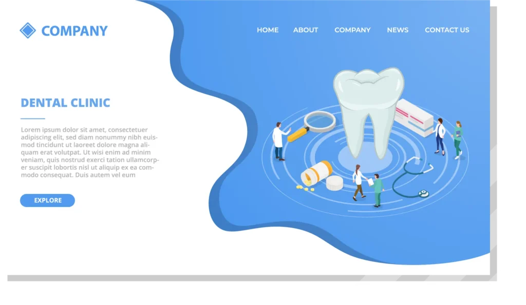 diseño de página web para dentistas